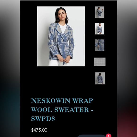 Pendleton Women’s Wrap Jacket Coat Southwestern Aztec Wool Limited Edition - Picture 6 of 9